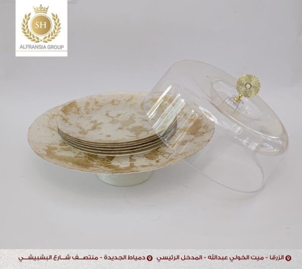 ⁦طقم تقديم مورانو 8ق SH⁩ - الصورة ⁦2⁩