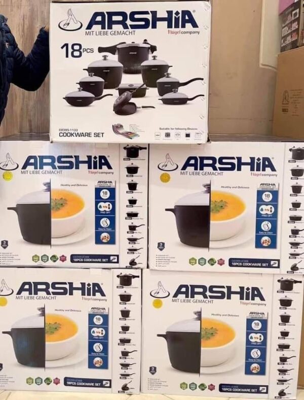 ⁦طقم تيتانيوم ARSHIA ألمانى 18ق⁩ - الصورة ⁦9⁩
